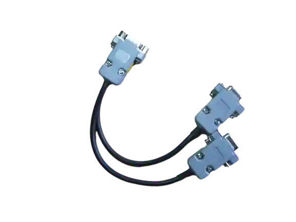 Data splitter RS232 Y232-21 para compartir un dispositivo serie entre dos computadores, con conectores DB9